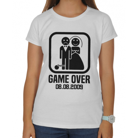 Koszulka na wieczór panieński Game over